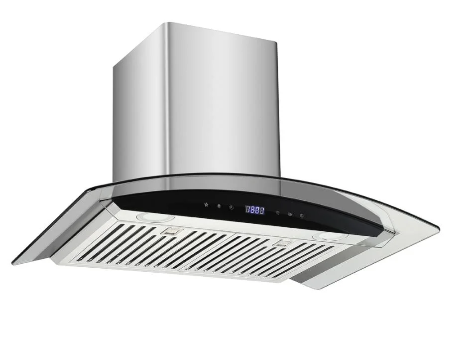 Touch Switch Home Kitchen Stainless Steel Cooker Hood Range Hood
