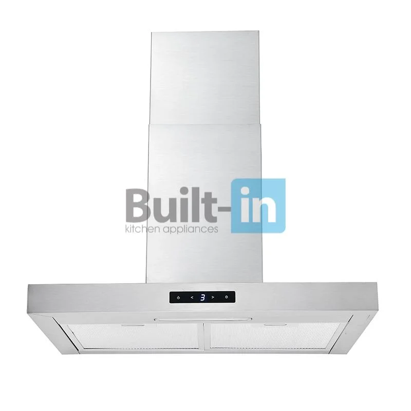 60cm T Shape Tower Range Hood Ss430 Touch Control 3 Speed