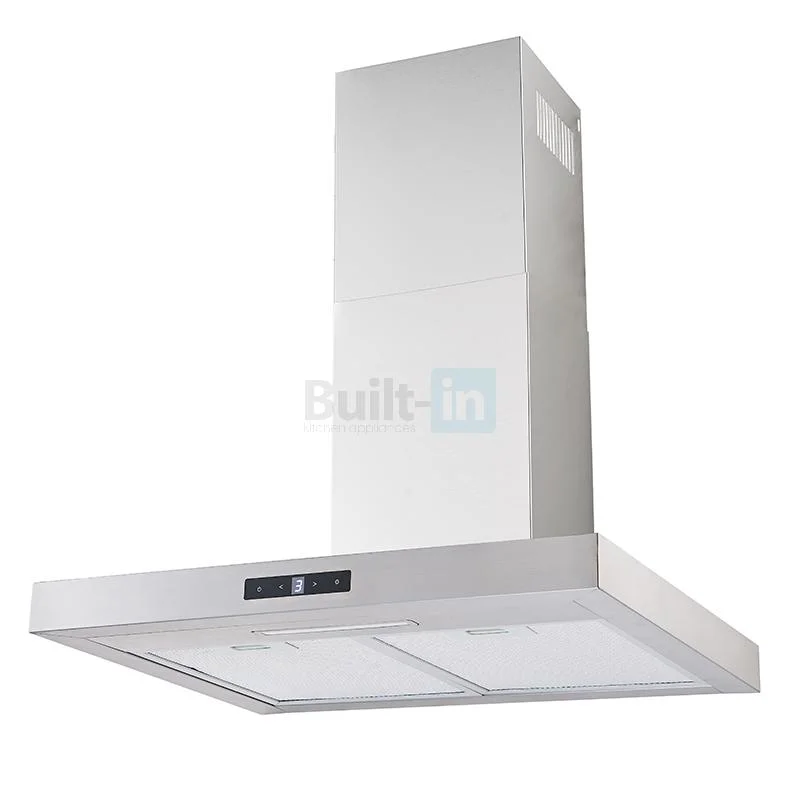 60cm T Shape Tower Range Hood Ss430 Touch Control 3 Speed