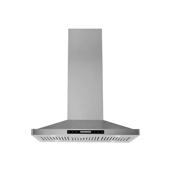 Worable Price Europe Direct 900mm 410#/430#Ss Materials Kitchen Chimney Slim Curved Glass Cooker Range Hood 