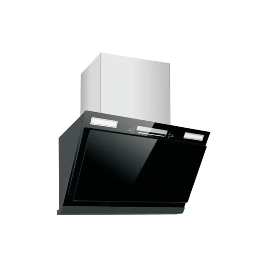 Hot Seltempered Glass Stainless Steel Pyramid Cooking Appliance Range Chimney Hood