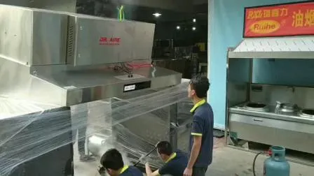 Dr Aire Ductless Range Hood for Restaurant Kitchen Over 95% Smoke Remove 