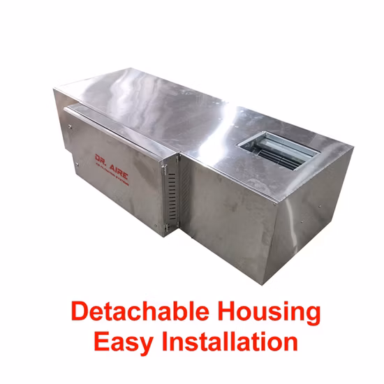 Dr Aire Over 95% Remove Rate Exhaust Hood for Commercial Kitchen 2020 Trend Esp Hood