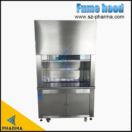 SS304 Fume Hood Laboratory Furniture Lab Chemical Equipment Ductless Fume Cupboard 