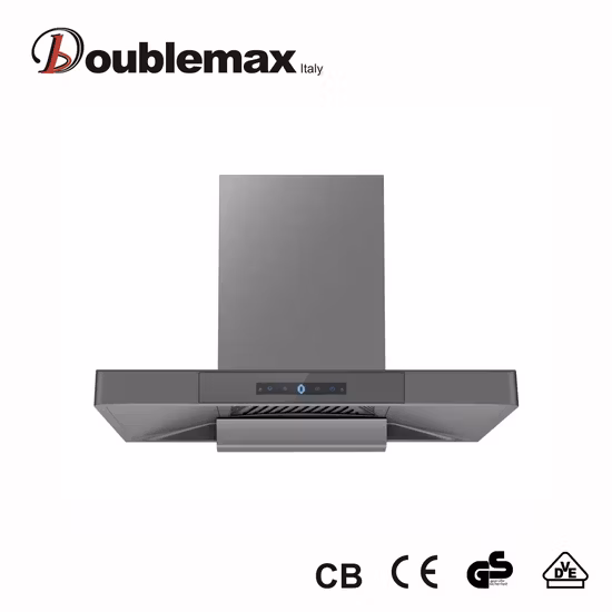220V T Shape Stainless Steel Cooker Fliterless Auto Clean Range Hood